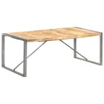 vidaXL Dining Table 200x100x75 cm  Rough  Wood GF0