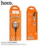 Hoco HOCO kabel USB COOL laddkabel till USB-C X38 1 m Svart