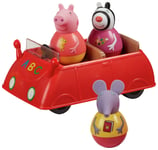 Peppa Pig Weebles Push Along Wobbily Car