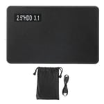 Mobil hårddisk 2.5in Externt Fodral USB3.1 Höghastighetsdrift Grundläggande Lagring YD0015 Svart500G