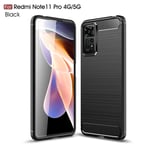 Xiaomi Redmi Note 11 Pro Carbon Fibre Case Black