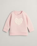 Baby Heart Graphic Sweatshirt med rund hals