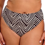 Elomi Fiji Falls Mid Rise Bikini Brief Svart 44 Dam