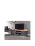 Gfw Kendal Large Tv Unit - Fits Up To 65 Inch Tv - Blue