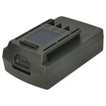 EXTENSILO Batterie compatible avec Wolf Garten GTA 700 (tondeuse), HTA 700 (taille-haies) outil électrique (2500 mAh, Li-ion, 18 V)