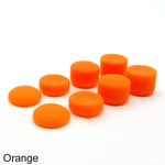 Orange - Étui En Silicone Pour Manette De Jeu, 8 Pièces, Pour Playstation 4, Ps4, Ps3, Ps2, Ps, 4 Ps, 3 Ps, 2 Xbox