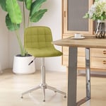 vidaXL drejelig spisebordsstol stof grøn