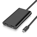 CableGlaxay Adaptateur USB C vers HDMI 8 K, Thunderbolt 3 vers HDMI, 8 K @ 60 Hz, 4 K @ 120 Hz, pour MacBook Pro, MacBook Air, iPad Pro, Pixelbook, XPS, Galaxy (Compatible avec Ports Thunderbolt 3)