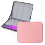 Smatree 12.9 inch Tablet Sleeve Hard Shell Case for 2018 3rd Gen iPad Pro/2020 4th Gen iPad Pro 12.9 inch, fit for Apple Magic Keyboard, Smart Keyboard Folio - Pink