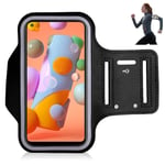 For Samsung Galaxy A13 /A03 /A22 5g/A03s/A52s/A52/A12/A02s/A02/A72/A32/A11/A21/A21s/ Armband Case, [Armband] Sports, Running, Jogging, Walking, Workout and Exercise Armband Case (BLACK)