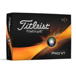 Titleist Pro V1 RCT Golfball Hvit