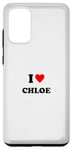 Galaxy S20+ First name « I Heart Chloe I Love Chloe » Case