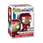 Funko Pop! Marvel: Civil War Build A Scene - Iron Man - Captain America- Exclusivité Amazon - Figurine en Vinyle à Collectionner - Idée de Cadeau - Produits Officiels - Movies Fans