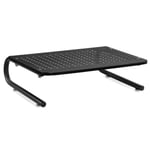 Suptek Monitor Stand Riser for Computer, Laptop, Printer, Notebook and All Flat Screen Display with Vented Metal Platform and 100mm Height Underneath Storage (MST004 bz)