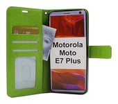 Crazy Horse Wallet Motorola Moto E7 Plus (Grön)