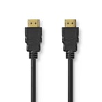 Nedis Ultra High Speed ​​HDMI ™ kabel | HDMI™ Kontakt | HDMI™ Kontakt | 8K@60Hz | 48 Gbps | 3.00 m | Rund | 6.7 mm | Svart | Label
