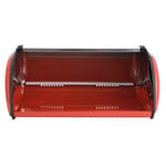 Retro Storage Supply Large‑Capacity Bread Box, Bread Bin, Iron Pastry Shop for Kitchen Counter(red)