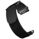 För Garmin Fenix 6x / 5x 26mm kardborreband i nylon Black