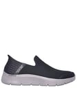 Skechers Slip-Ins Go Walk Flex Trainers - Grey, Grey, Size 9, Men