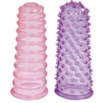 2 x Lust Fingers Sex Toy Vibrator Finger Cover Masturbation Clitoral Stimulator