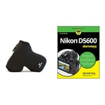 MegaGear MG088 Nikon D3500, D3300, D3400, D5100, D5200, D5300, D5500, D5600 (18-55 mm) Ultra Light Neoprene Camera Case & Nikon D5600 for Dummies (for Dummies (Lifestyle))
