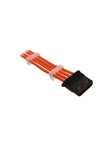 DUTZO Sleeved 4-pins Molex Cable - Orange