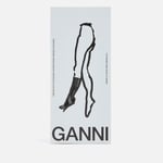 Ganni Butterfly Logo-Jacquard Socks - XS/S