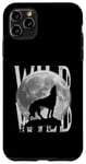 iPhone 11 Pro Max All You Need Sunset and a wolf I Love My wolf Wild Retro Case