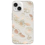 Kate Spade New York iPhone 14 (6.1) Protective Hardshell Case - Gold Floral