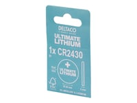 Deltaco Ultimate - Batteri Cr2430 - Li - 300 Mah