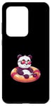 Coque pour Galaxy S20 Ultra Bande dessinée Panda mignon en vacances d'été