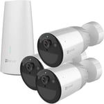 Ezviz - Kit 3 caméras IP Wifi extérieur CS-BC1-B3