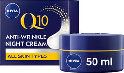 NIVEA Q10 Anti-Wrinkle Power Revitalising Night Cream (50Ml), Anti-Wrinkle Face