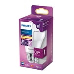 Philips LED Premium Sensor Frosted Light Bulb [E27 Edison Screw] 8W - 60W Equivalent, Warm White (2700K), Non Dimmable