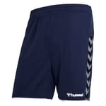 Hummel Shorts Authentic Poly - Navy/hvit Barn Fotballshorts male