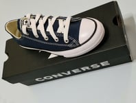 Converse All Star Ox Navy Trainers Size Youth UK 13.5 / EUR 32  / 19.5cm