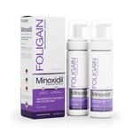 Foligain Advanced Hair Regrowth Treatment Foam For Women with Minoxidil 2%, 6 Months