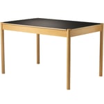 FDB Møbler-C44 Spisebord Egetræ / Linoleum, 80x120 cm
