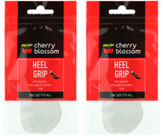 2x Cherry Blossom Heel Grip Anti-Slip Soft Suede Comfort Shoes Sticky - Pair