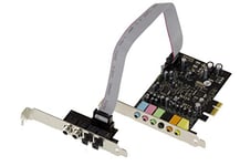 KALEA-INFORMATIQUE Carte contrôleur Son PCIe PCI Express 7.1 canaux avec Chipset CMedia Oxygen CM8828 et CM9882A - Entrées et Sorties digitales SPDIF.