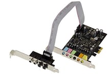KALEA-INFORMATIQUE Carte contrôleur Son PCIe 7.1 canaux avec chipset CMedia Oxygen CM8828 et CM9882A - Entrées et Sorties digitales SPDIF.