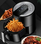 JFSKD Air Fryer, Electric Fryer, Non Stick Pan, 30 Minute Timer And Adjustable Temperature Control, Detachable Easy Clean, 1500 W, 5.5 Litre