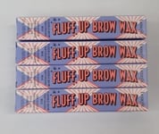 4x Benefit FLUFF UP BROW WAX Flexible Brow-Texturizing Wax 1.5ml