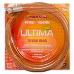 Dipra 74200 Tuyau Flexible en INOX 2,00m gaz, Orange