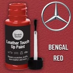 MERCEDES BENGAL RED 807N/507E Leather Touch up Car Seat Repair Paint