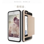 Wallet Credit Card Slot Slide Phone Case For Iphone6/6s (li