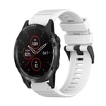 Garmin Fenix 5 Plus Klockarmband i Silikon - Vit