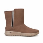 Womens Skechers On The Go Joy - Cadet Boots In Dark Taupe