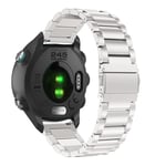 Garmin Forerunner 245 Klockarmband i rostfritt stål - Silver