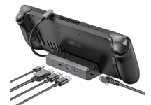 SAUX -docking station compatible with Steam Deck/ROG Ally, 5-in-1 Steam Deck dock